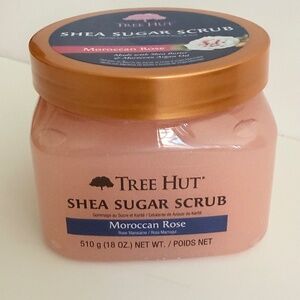 Tree Hut Shea Sugar Scrub Moroccan Rose 18oz Exfoliating Body Scrub